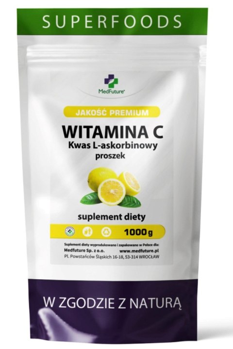 MedFuture Witamina C kwas L-askorbinowy 1000g