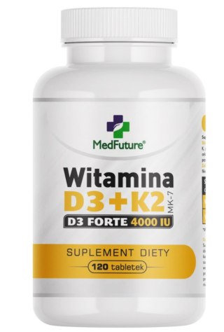 MedFuture Witamina D3 + K2 Forte 120 tabletek