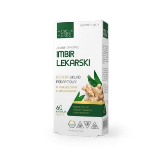 Medica Herbs Imbir Lekarski 60 kapsułek