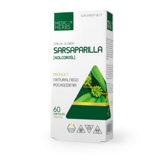 Medica Herbs Sarsaparilla 60 kapsułek