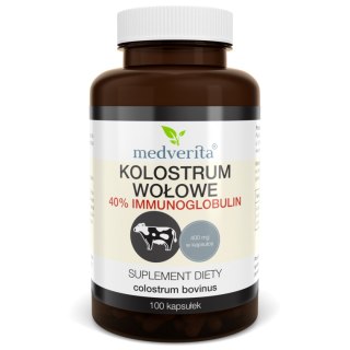 Medverita Colostrum wołowe 400 mg 100 kapsułek