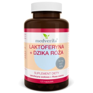 Medverita Laktoferyna + Dzika róża 120 kapsułek