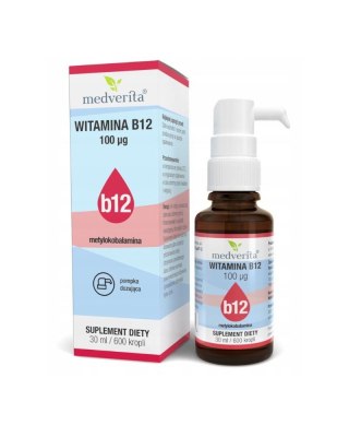 Medverita Witamina B12 Metylokobalamina 30ml