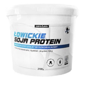 Megabol Łowickie Soja Protein 2,1 kg o smaku bananowym