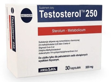 Megabol Testosterol 250 30 kapsułek