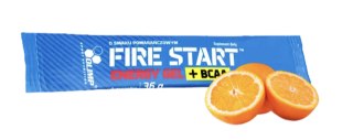 Olimp Fire Energy gel + BCAA 36g o smaku pomarańczy