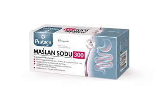 Protego Maślan Sodu 300 mg 60 kapsułek