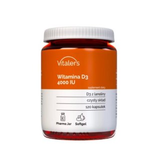 Vitaler's Witamina D3 4000 IU 120 kapsułek