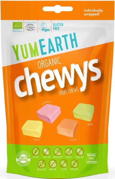 YumEarth Gumy rozpuszczalne EKO (Chewys) 142g