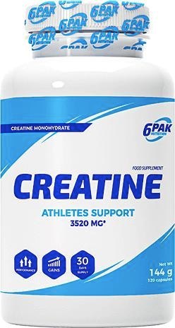 6PAK Creatine 120 kapsułek