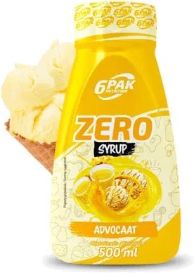 6PAK Syrop Zero 500 ml o smaku advocat