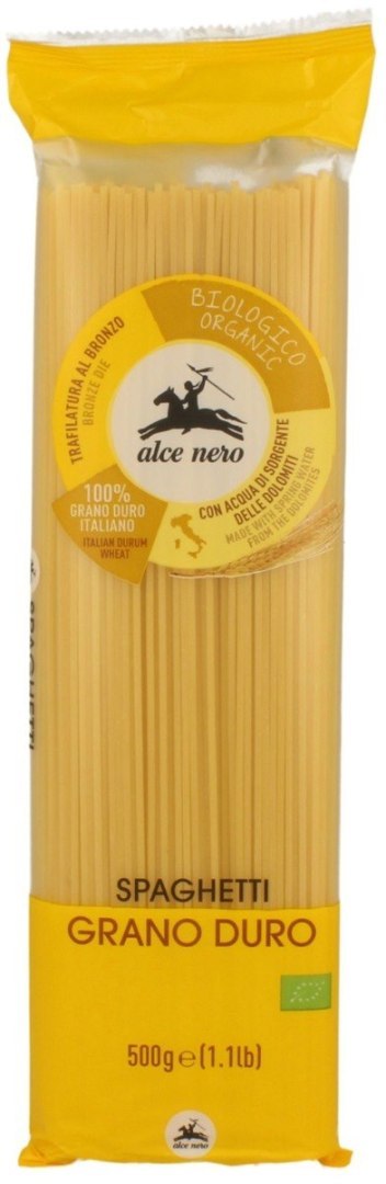 Alce Nero Makaron (Semolinowy) Spaghetti BIO 500 g