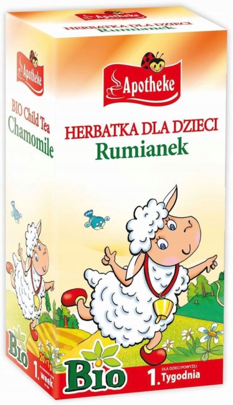 Apotheke Herbatka Dla Dzieci - Rumiankowa Po 4 Miesiącu BIO 20g (20x1g)