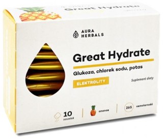 Aura Herbals Great Hydrate 10 saszetek o smaku ananasowym