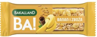 Bakalland BA! Baton Zbożowy Banan i Zboża 40g