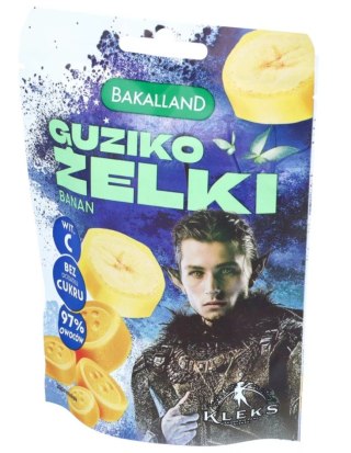 Bakalland Kleks Guziko żelki bananowe 34 g