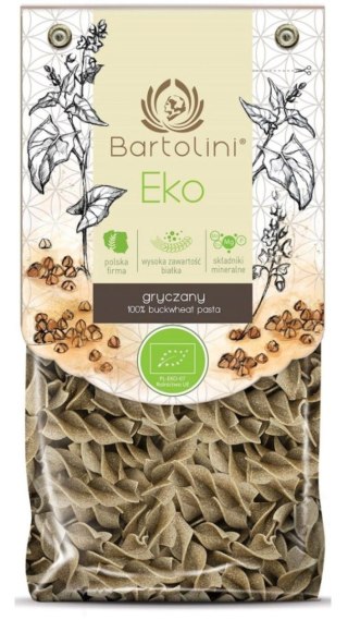 Bartolini Makaron Gryczany Duże Świderki BIO 250 g