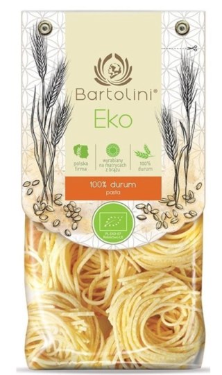 Bartolini Makaron Semolinowy Gniazda Spaghetti A'La Chitarra BIO 250 g