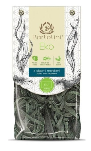 Bartolini Makaron Semolinowy Z Algami Morskimi Tagliatelle BIO 250 g