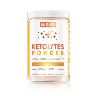 BeKeto Elektrolity Ketolytes w Proszku - Słoneczna Pomarańcza 200g