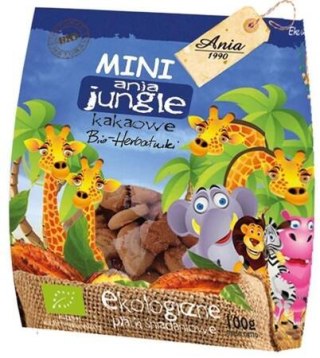 Bio Ania Ciastka Kakaowe Mini Jungle BIO 100 g