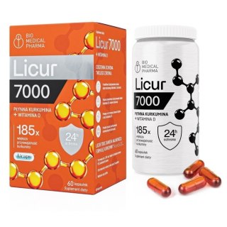 Bio Medical Pharma Licur7000 + Witamina D 60 kapsułek