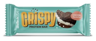 BioTech Crispy Bar 40g o smaku kakaowym