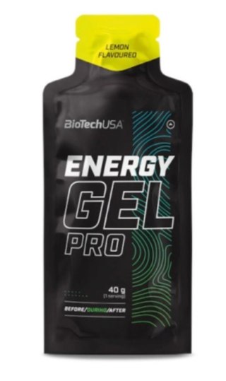 BioTech Energy Gel Pro 40g o smaku cytrynowym