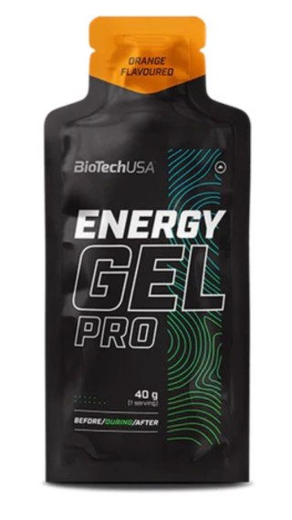 BioTech Energy Gel Pro 40g o smaku pomarańczowym