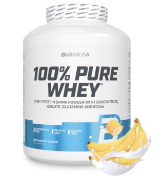 BioTech USA 100% Pure Whey 2270g o smaku bananowym