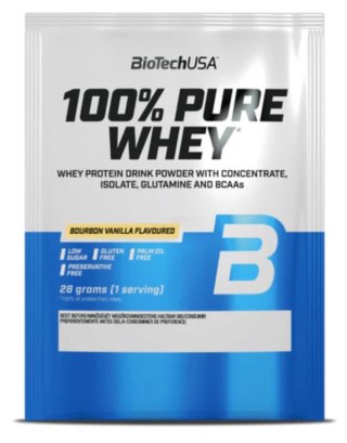 BioTech USA 100% Pure Whey 28g o smaku bourbon wanilia