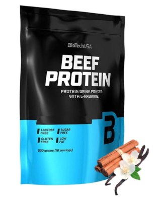 BioTech USA Beef Protein 500g o smaku wanilia - cynamon