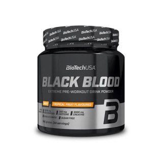 BioTech USA Black Blood NOX+ 340 g o smaku owoców tropikalnych