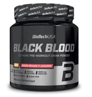 BioTech USA Black Blood NOX+ 340 g o smaku pomarańczowym