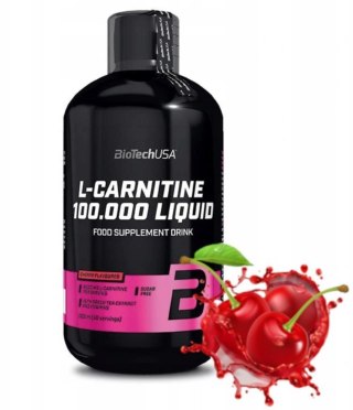 BioTech USA L-carnitine 100.000 500ml o smaku wiśniowym