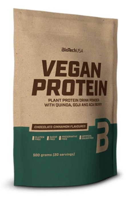 BioTech USA Vegan Protein 500g o smaku vanilia cookies