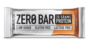 BioTech USA Zero Bar 50g o smaku czekoladowo-karmelowym