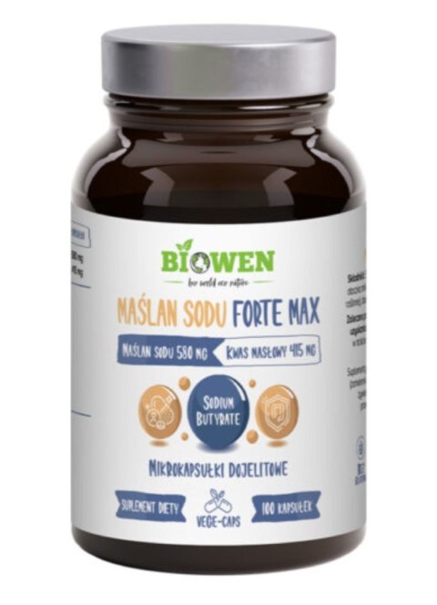 Biowen Maślan sodu Forte Max 580 mg 100 kapsułek