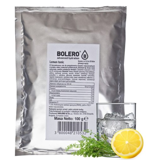 Bolero Bag Lemon Tonic 100g