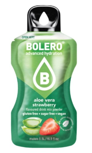 Bolero Instant Drink Aloe Vera Strawberry 9g