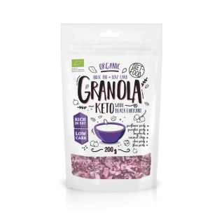 Diet Food Granola Keto z czarną porzeczką Bio 200g