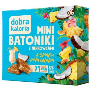 Dobra Kaloria Mini Batoniki z nerkowców o smaku pina colada 102g