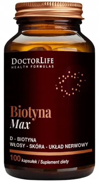 Doctor Life Biotyna Max 100 kapsułek