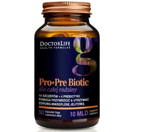 Doctor Life Pro+Pre Biotic Dla Całej Rodziny 90 kapsułek