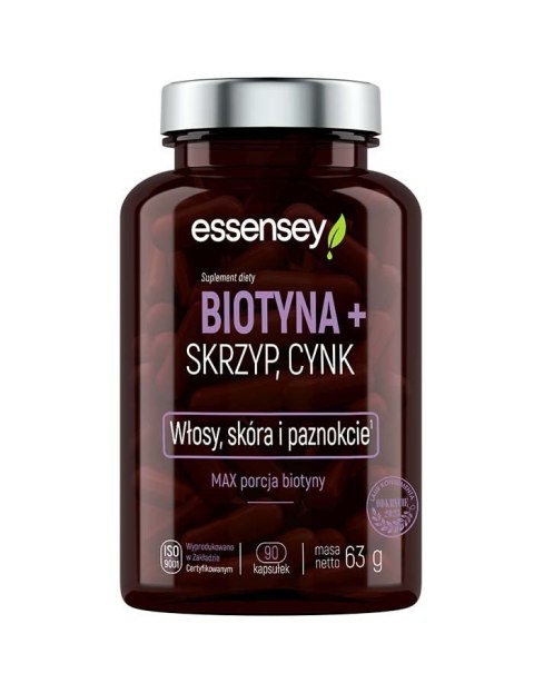 Essensey Biotyna Skrzyp Cynk 90 kapsułek