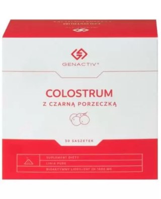 Genactiv Colostrum z czarną porzeczką 30 saszetek