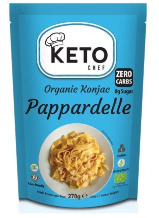 Keto Chef Makaron Konjac Pappardelle Bezglutenowy BIO 270 g