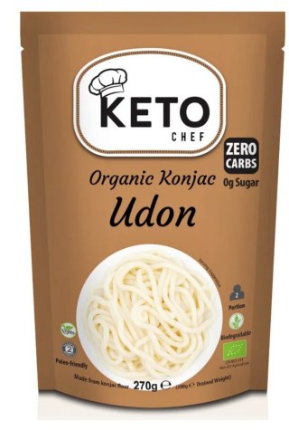 Keto Chef Makaron Konjac Udon Bezglutenowy BIO 270 g