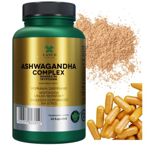 Lanco Nutritions Ashwagandha Complex 60 kapsułek