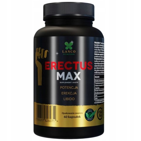 Lanco Nutritions Erectus Max 60 kapsułek